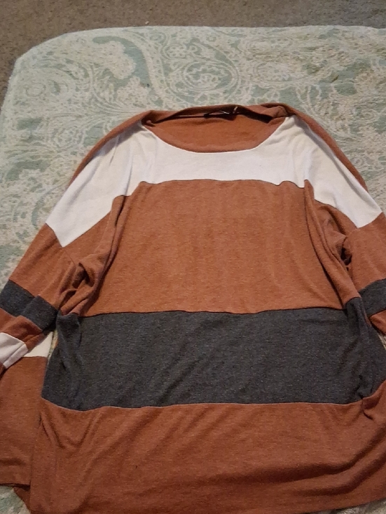 odosalii Tops - Odosalii Rust Long Sleeve Top